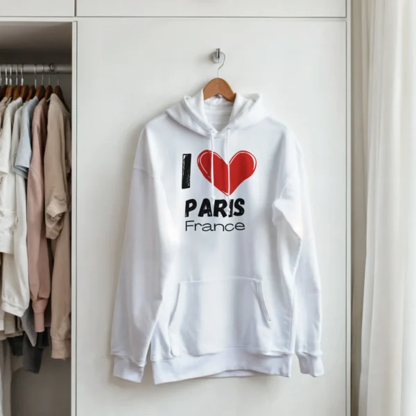 I Love Paris Hoodie - City Love I Love Paris Hoodie - City Love