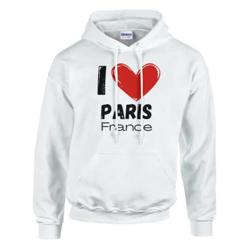 I Love Paris Hoodie - City Love I Love Paris Hoodie - City Love