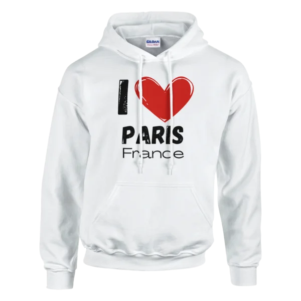 I Love Paris Hoodie - City Love I Love Paris Hoodie - City Love