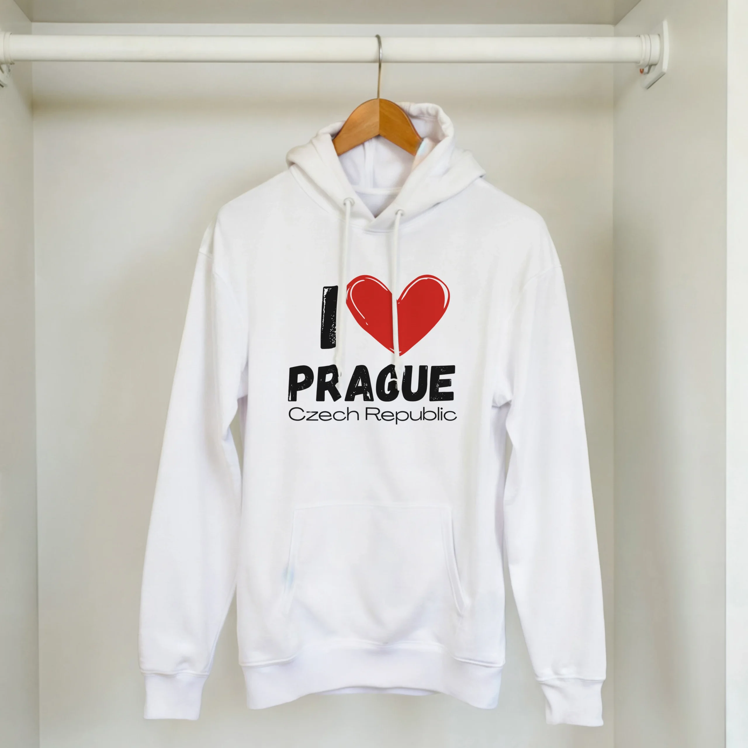 I Love Prague Hoodie - City Love