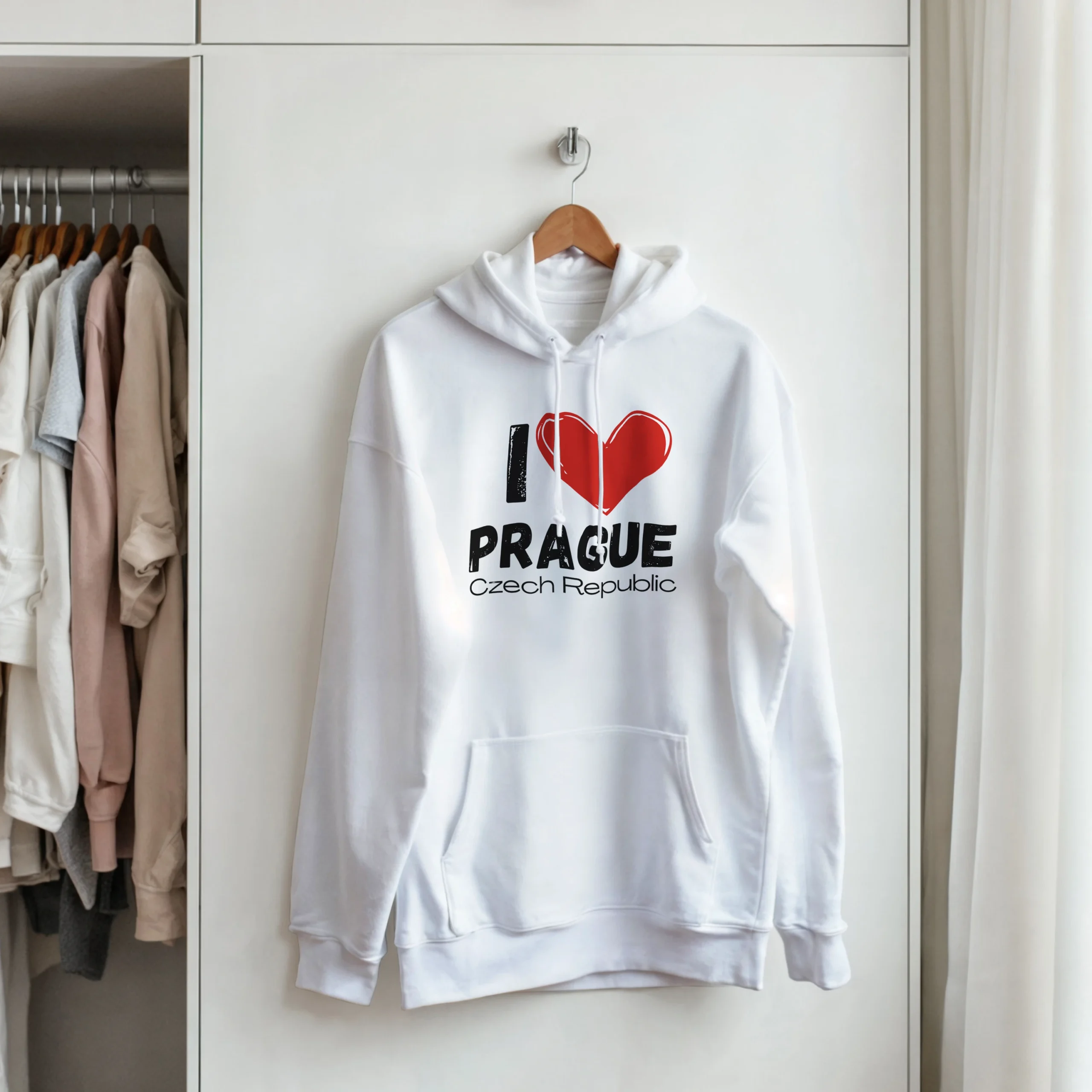 I Love Prague Hoodie - City Love