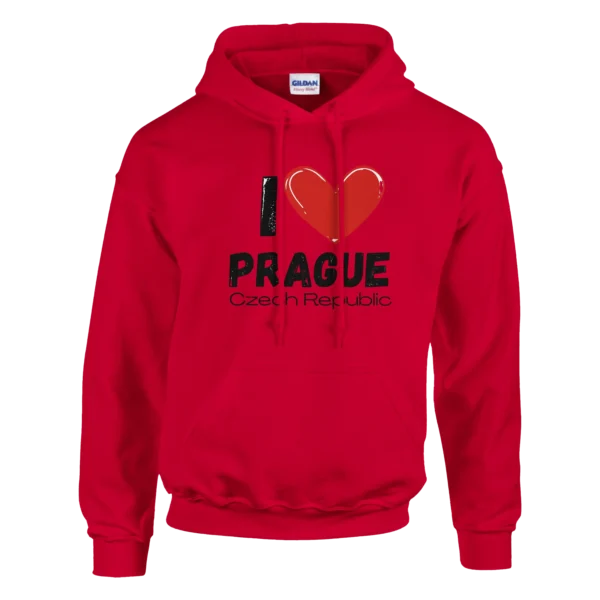 I Love Prague Hoodie - City Love