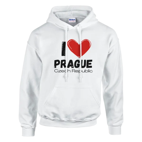I Love Prague Hoodie - City Love