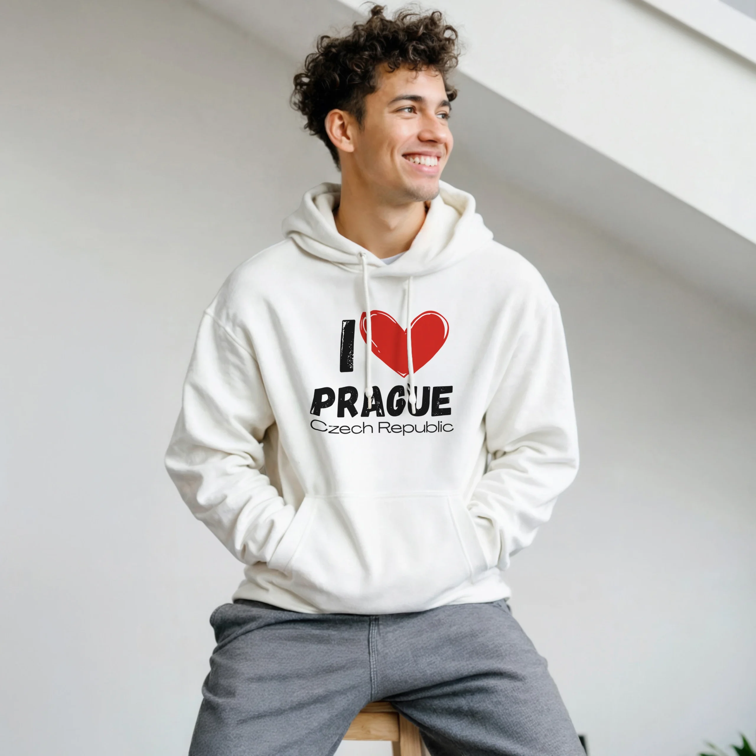 I Love Prague Hoodie - City Love