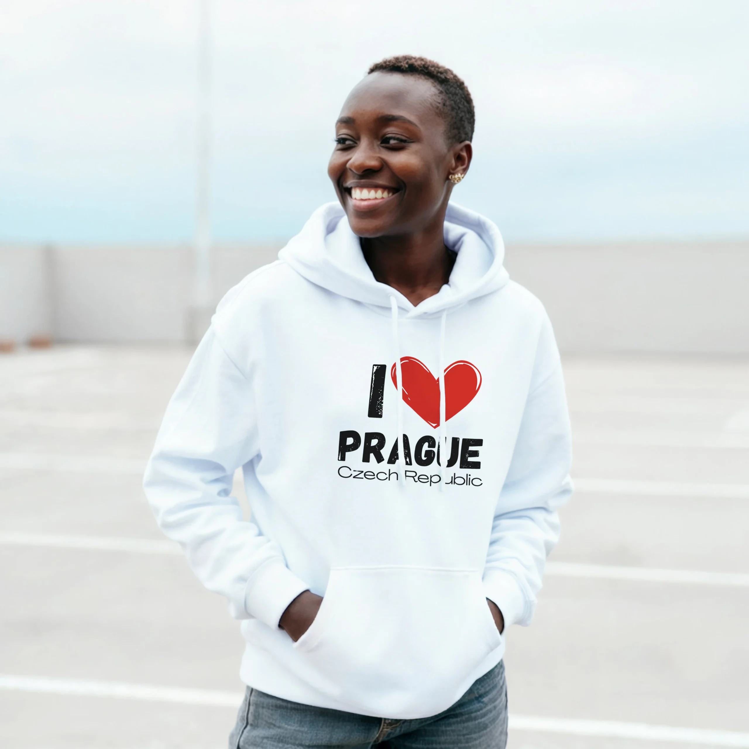 I Love Prague Hoodie - City Love